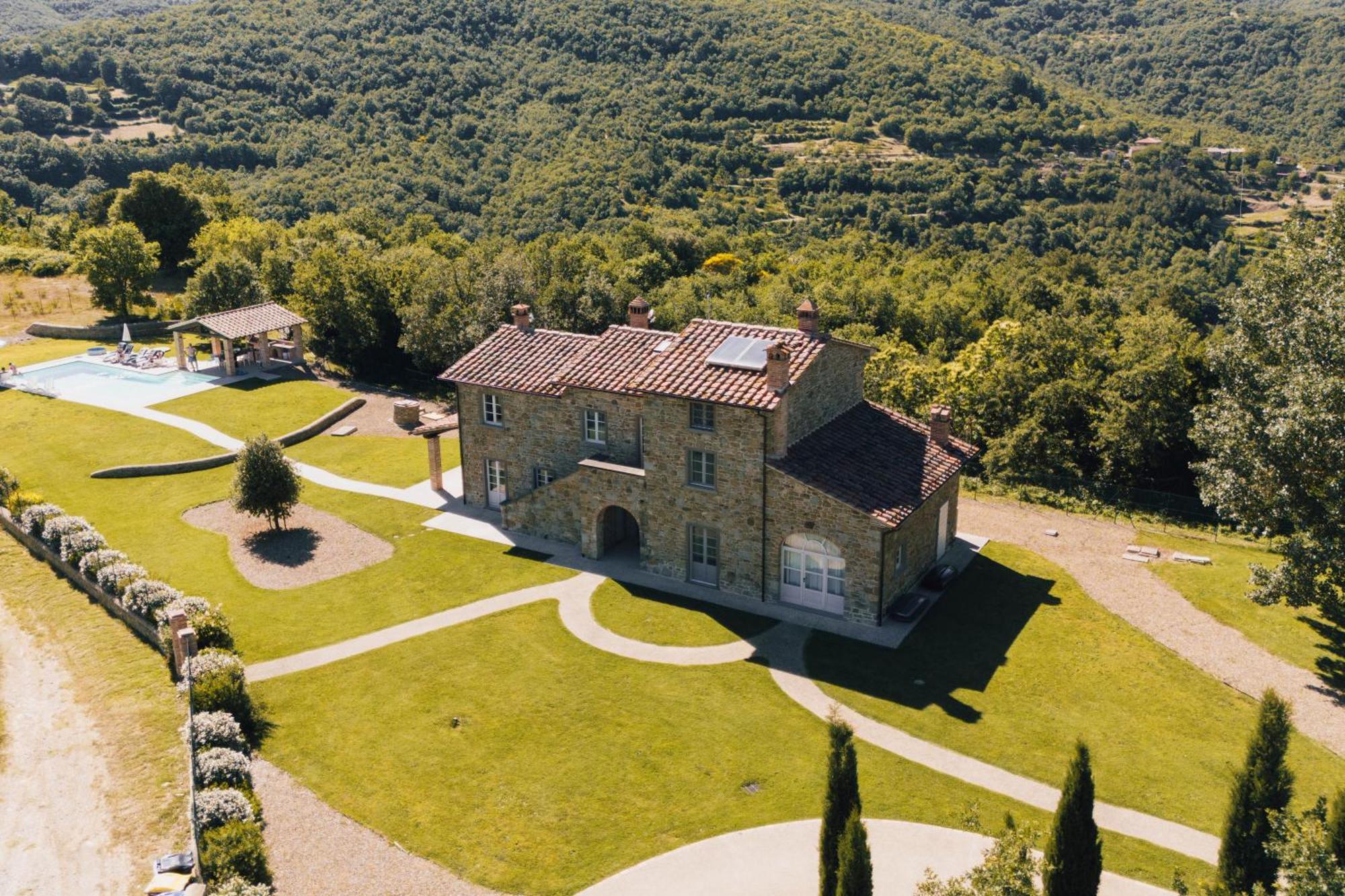 Podere Ortaglia Di Sotto Кастилион Фиорентино Екстериор снимка